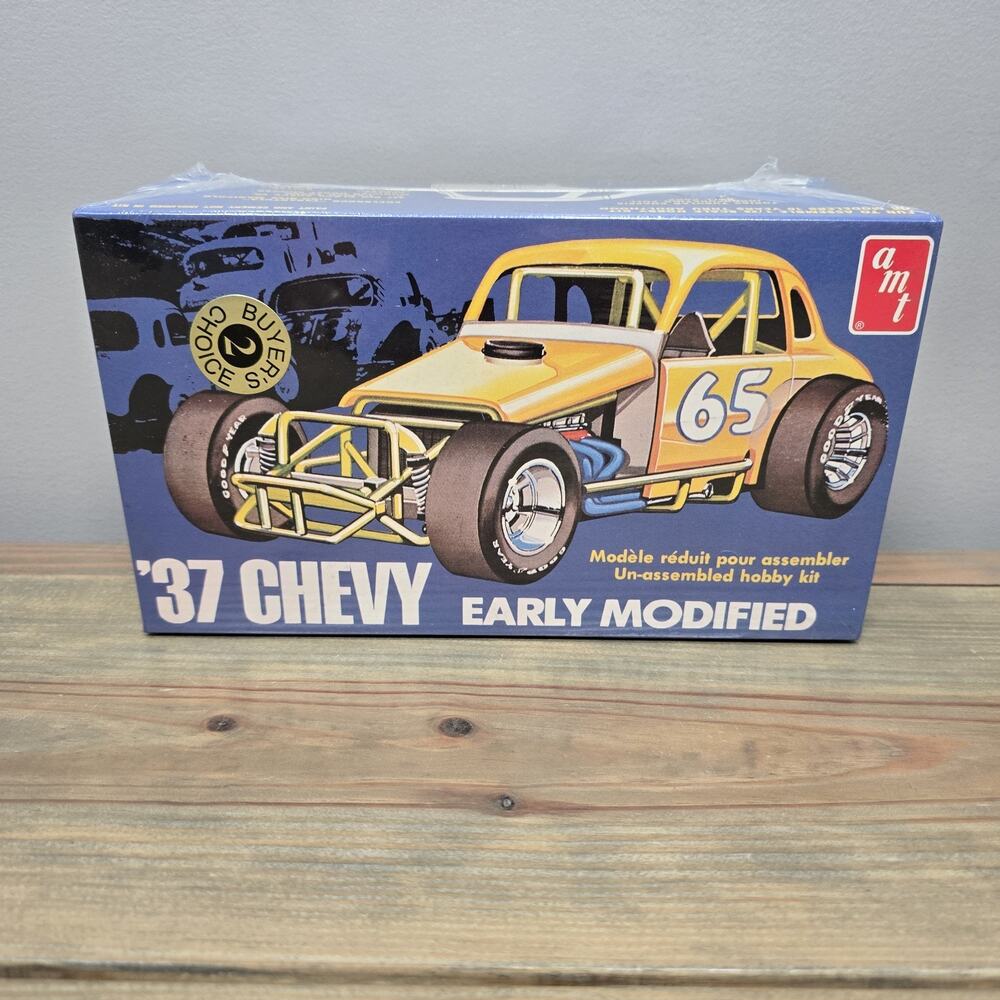 Amt '37 Chevy Early Modified 1/25 Model Kit New & Sealed from 1996